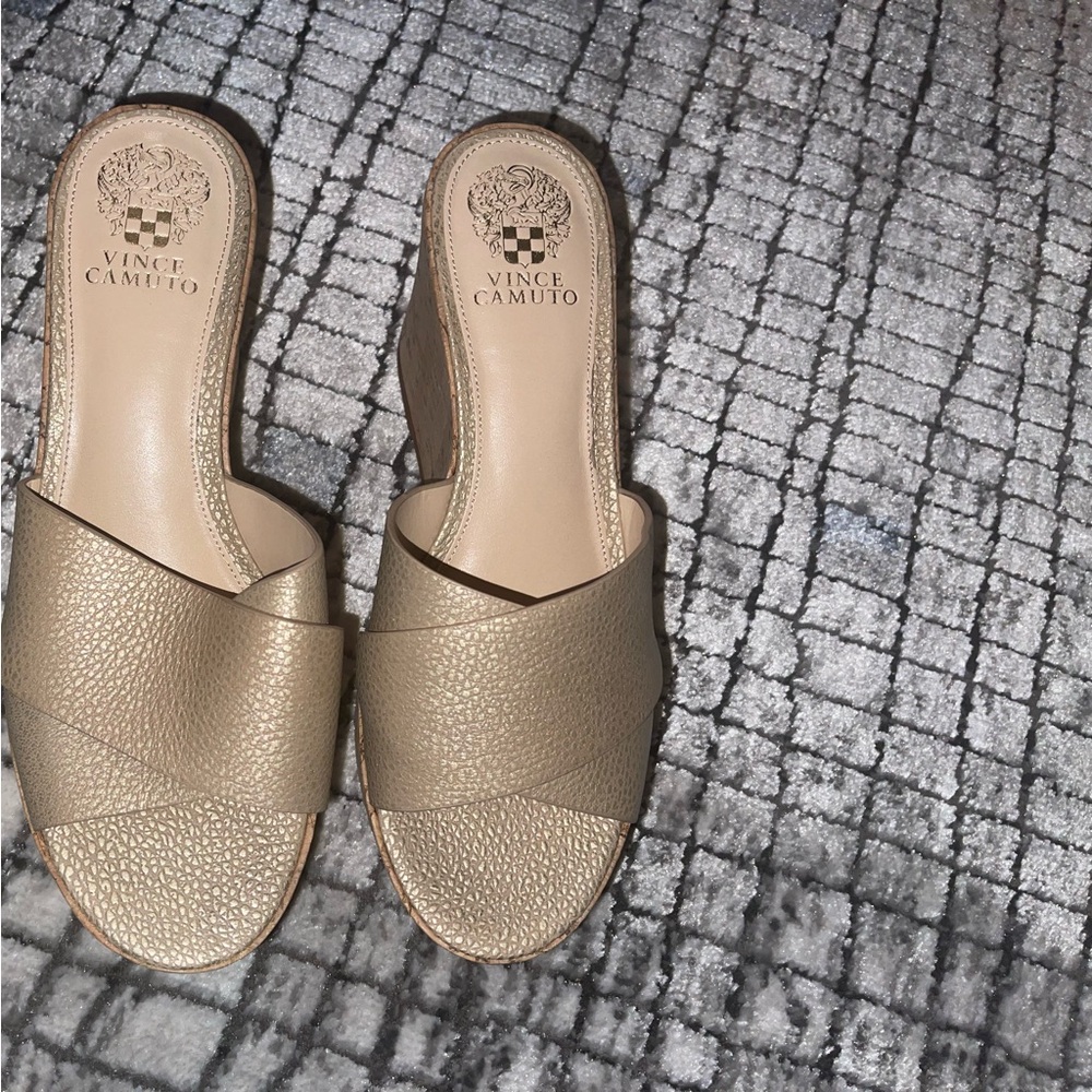 Vince Camuto Kessina Cork Wedge | Size 8.5/39M